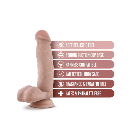 **Dilyana- Realistic dildo with testicles Dr. Mark 7" [5]