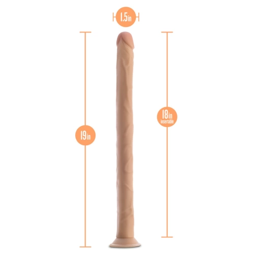 Dilyana Long realistic dildo Dr. Skin 19" [4]