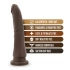 Realistic and flexible Dr. dildo. Skin Basic 8.5" chocolate [5]