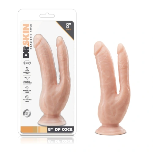 Realistic Double Dildo Dr.Skin 8" [5]