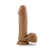 **Nina - Realistic Testicle Dildo Dr. William 8" Mocha [2]