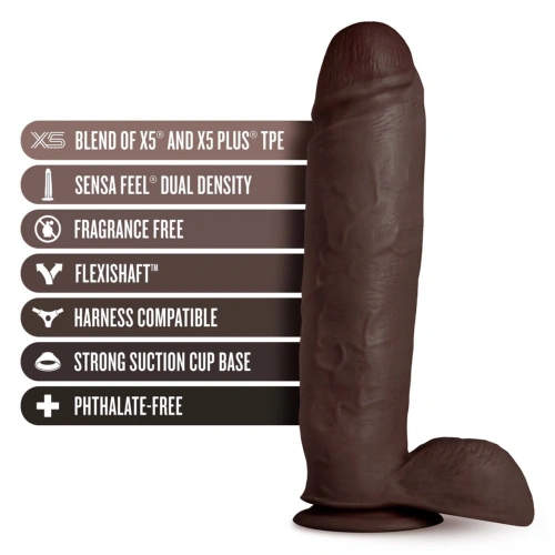 Huge double layered realistic dildo made of cyberskyn [3]