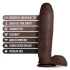 Huge double layered realistic dildo made of cyberskyn [3]