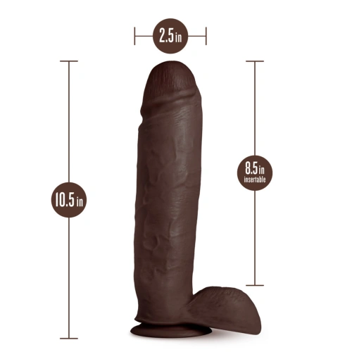 Huge double layered realistic dildo made of cyberskyn [4]