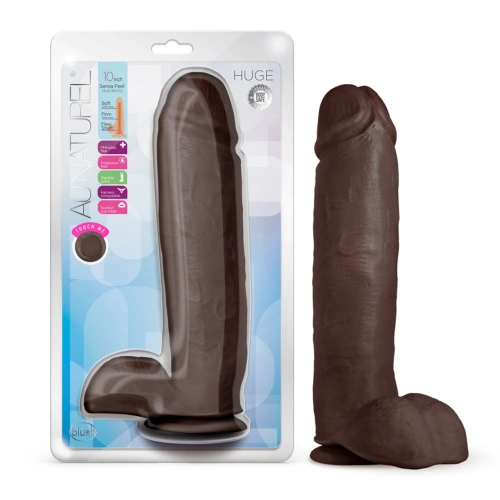 Huge double layered realistic dildo made of cyberskyn [6]