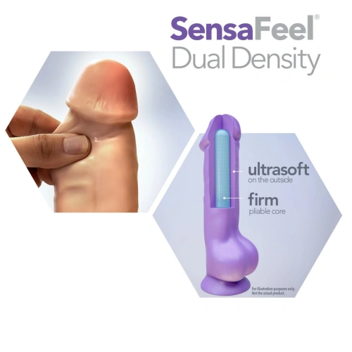 Au Naturel Jack 7" Cyber ​​Leather Realistic Double Layer Dildo [2]