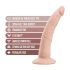 Au Naturel Jack 7" Cyber ​​Leather Realistic Double Layer Dildo [5]