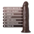 Dilyana - Big realistic two-layered dildo Jackson brown [4]