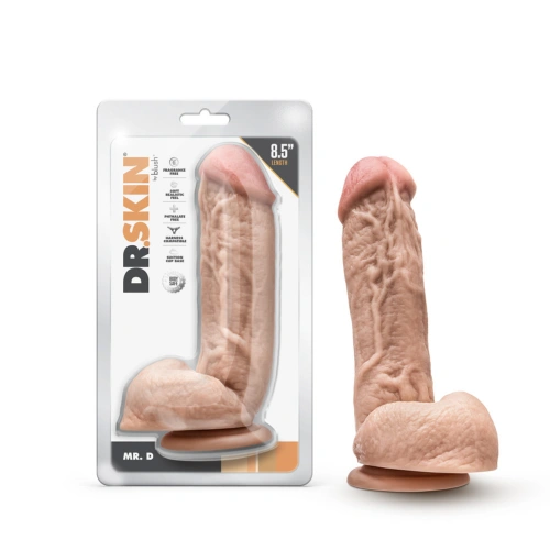 **Nina - Realistic Testicle Dildo Dr. Skin Mr.D 8.5" [5]