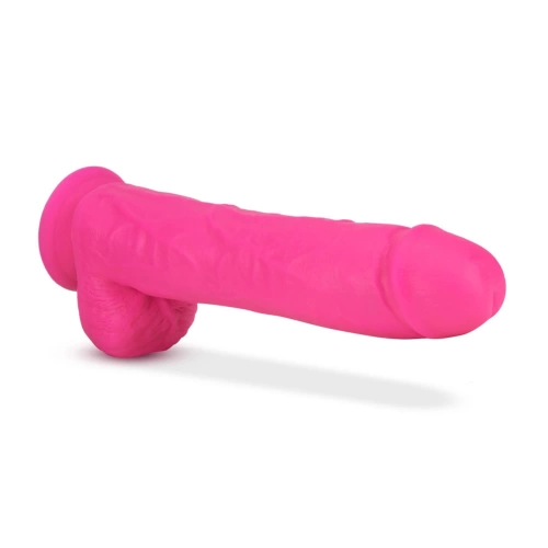 **Ralitsa Large realistic dildo Neo 11" neon pink [2]