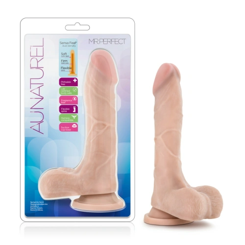 Mr. Cyber ​​Skin Double Layer Dildo Perfect Au Naturel 8.5" [5]