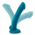 Soft flexible silicone dildo Reina blue [4]