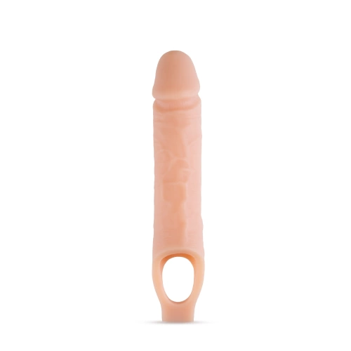 Cyber ​​leather penis extender and thickener with Performance fastener