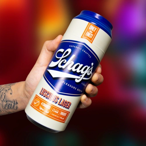 Nina - Self Wetting Discreet Masturbator - Schags Luscious Lager Beer Can [2]