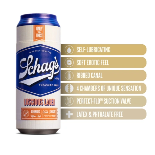 Nina - Self Wetting Discreet Masturbator - Schags Luscious Lager Beer Can [4]