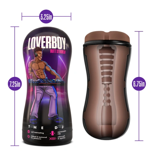 Nina - Loverboy The DJ self-moistening anus masturbator brown [6]