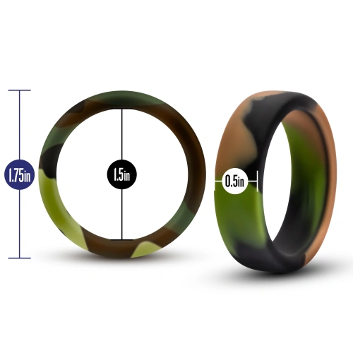 Penis ring made of 100% silicone Performance Camo camouflage [3]