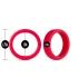 Penis ring made of 100% silicone Performance Go Pro red [2]
