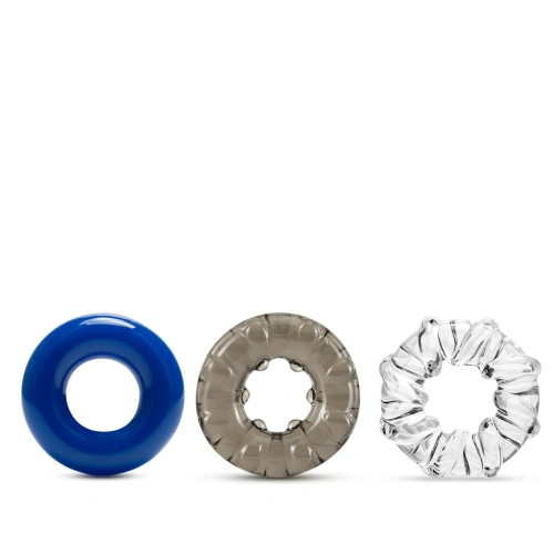 Set of three Stay Hard penis rings [1]