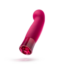 **Nina - Oh My Gem Classy Red Garnet Crystal Rechargeable Warming Vibrator