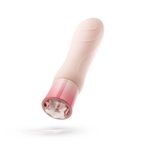**Nina - Rechargeable warming vibrator with Oh My Gem Elegant morganite crystal [1]