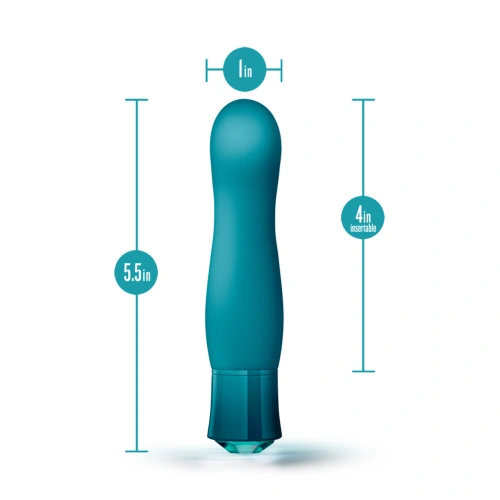 **Nina - Rechargeable Warming Vibrator with Oh My Gem Fierce Blue Topaz Crystal [4]