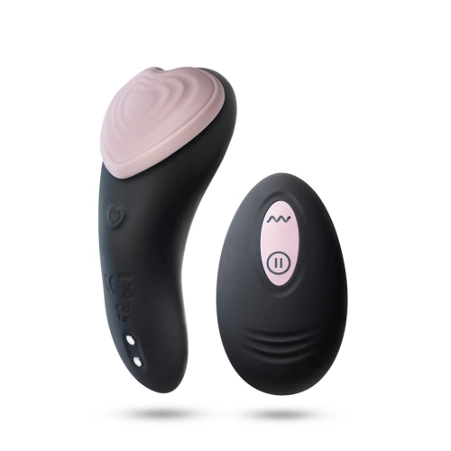 Nina - Temptasia Heartbeat Rechargeable Silicone Clitoris Stimulator for Underwear with Remote Control