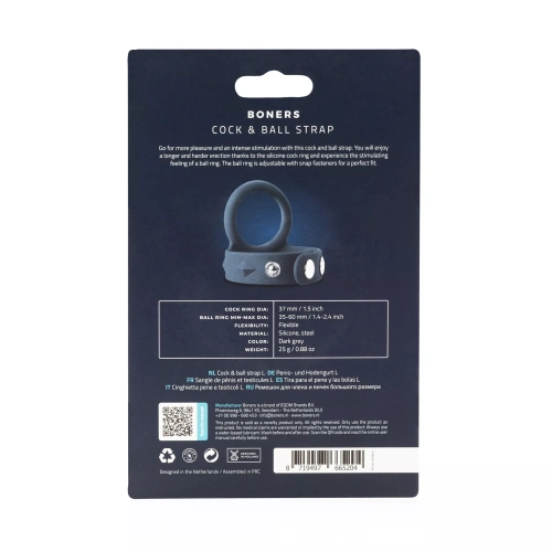Double silicone testicle and penis clamp Boners size L [7]