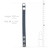 Adjustable silicone cock strap Boners Cock Strap S/M [3]