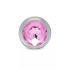 Pink Gem Glass M Butt Plug with pink crystal [2]