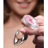 Pink Gem Glass M Butt Plug with pink crystal [3]