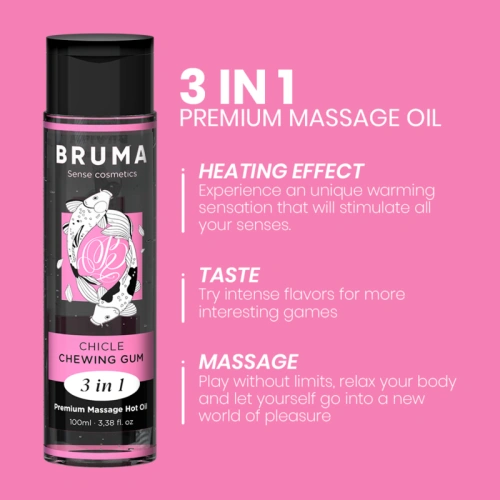 Dilyana- Warming massage oil 3 in 1 Bruma Chicle 100 ml. [1]