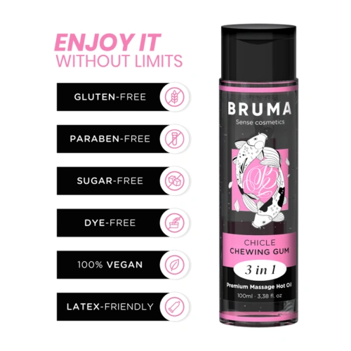 Dilyana- Warming massage oil 3 in 1 Bruma Chicle 100 ml. [2]