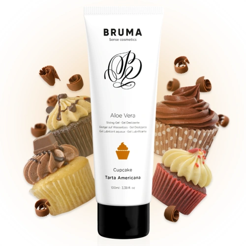 Aromatic water-based lubricant Bruma Aloe Vera American Cake 100 ml [2]