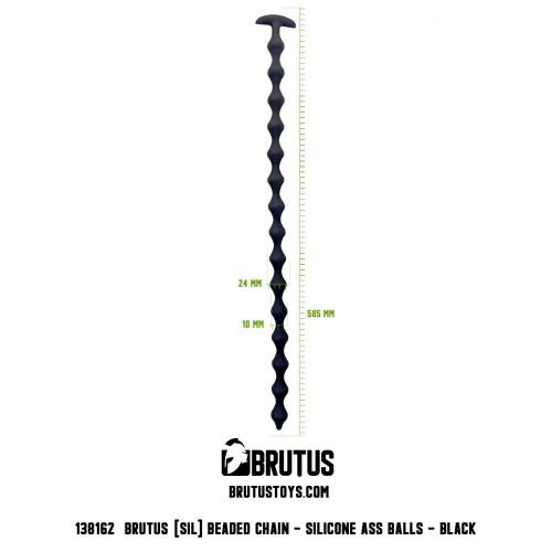 Brutus Beaded Chain Long Silicone Anal Rosary [4]