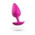 Magenta silicone butt plug [1]