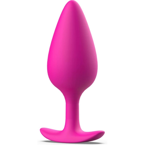 Magenta silicone butt plug