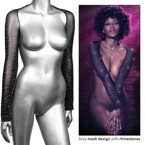 Nina - Radiance Crystal Mesh Bolero [4]