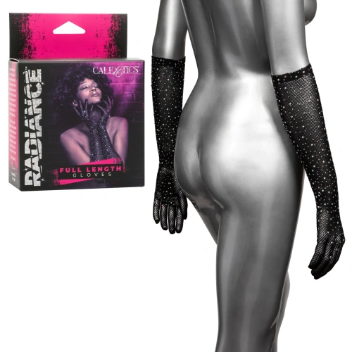 Dilyana- Long Mesh Gloves with Radiance Crystals [6]