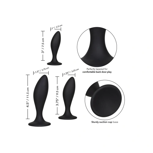 **Ralica Set of silicone anal dilators Anal Curve Kit [17]