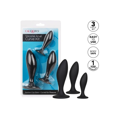 **Ralica Set of silicone anal dilators Anal Curve Kit [19]