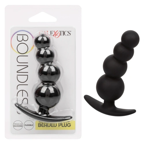 Silicone Anal Toy - Small Rosary Calexotics Beaded Plug [8]