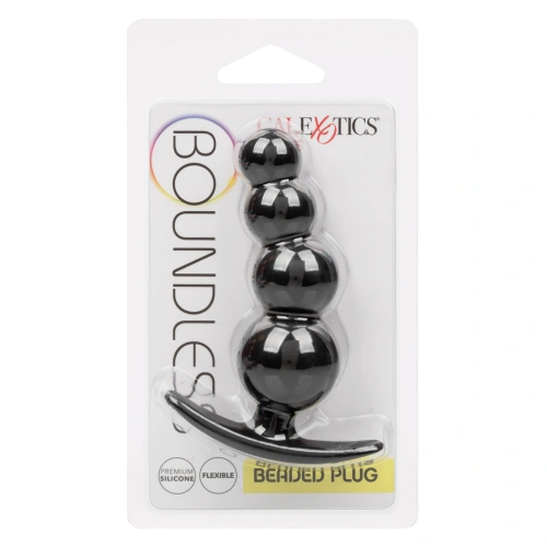 Silicone Anal Toy - Small Rosary Calexotics Beaded Plug [9]