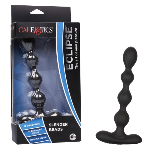 **Nina - Rechargeable Vibrating Anal Silicone Eclipse Eclipse Black [8]