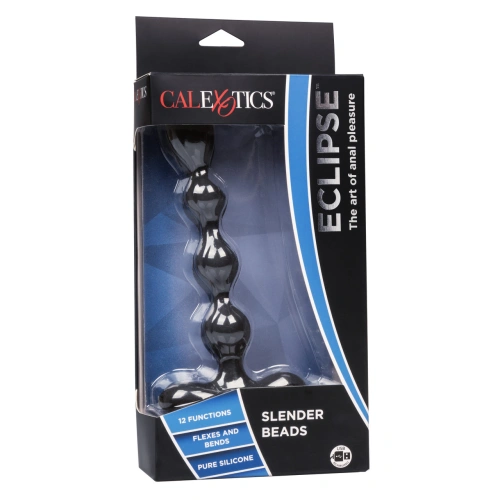 **Nina - Rechargeable Vibrating Anal Silicone Eclipse Eclipse Black [9]
