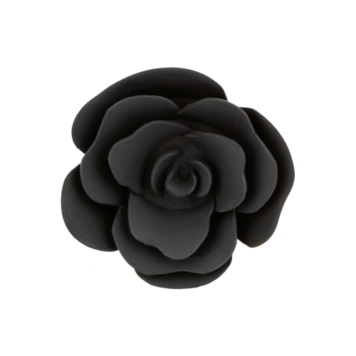 Silicone butt plug rose Calexotics Forbidden black [1]