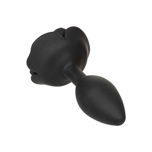 Silicone butt plug rose Calexotics Forbidden black [3]