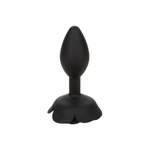 Silicone butt plug rose Calexotics Forbidden black [5]