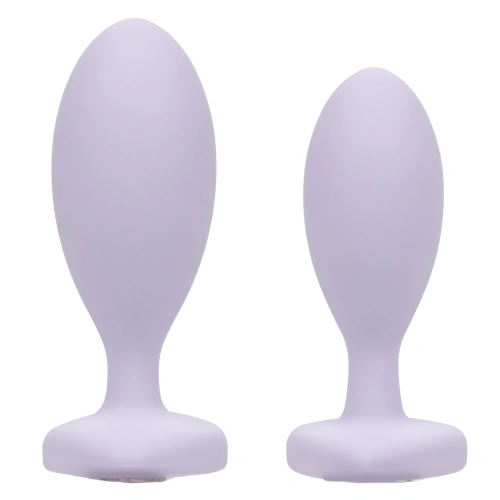 2 pcs. silicone expanders with crystal First Time purple [1]