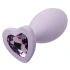 2 pcs. silicone expanders with crystal First Time purple [3]